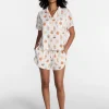 Halloween Women's Notched Top and Shorts Pajama Set from Way to Celebrate, 2-Piece