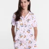 Halloween Women's Notched Top and Shorts Pajama Set from Way to Celebrate, 2-Piece