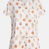 Halloween Women's Notched Top and Shorts Pajama Set from Way to Celebrate, 2-Piece