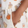 Halloween Women's Notched Top and Shorts Pajama Set from Way to Celebrate, 2-Piece