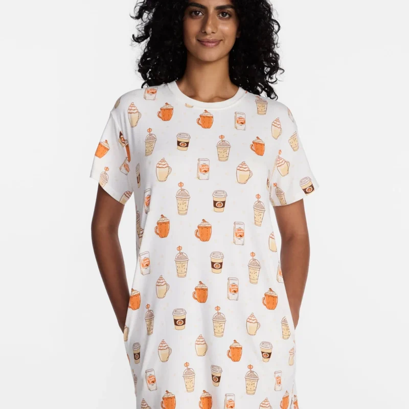 Halloween Women's Sleepshirt Top and Socks Set from Way to Celebrate, 2-Piece