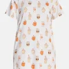 Halloween Women's Sleepshirt Top and Socks Set from Way to Celebrate, 2-Piece