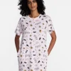 Halloween Women's Sleepshirt Top and Socks Set from Way to Celebrate, 2-Piece