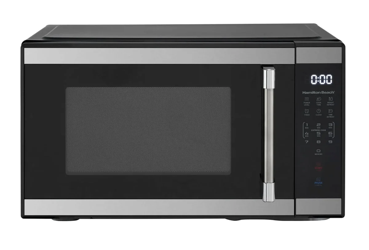 Hamilton Beach 1.1 Cu. Ft. 1000W Countertop Microwave Oven, Stainless Steel - HB61S100027880