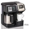 Hamilton Beach FlexBrew Thermal Coffee Maker, Single Serve And 10-Cup Full Pot, Black And Stainless - 49966