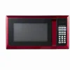 Hamilton Beach Microwave Oven 0.9 Cu. Ft., 900W, Red Stainless Steel