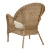 Hampton Bay Rosemont Light Brown Steel Wicker Stackable Outdoor Patio Lounge Chair With Putty Tan Cushion - 65-91-1BR-99