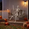 Hanging Posable Skeleton Decoration, White, 5', Halloween by Way To Celebrate