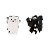 Happy Halloween Ghost Paper Banner Decoration, Black and White, 4.9', Halloween by Way To Celebrate