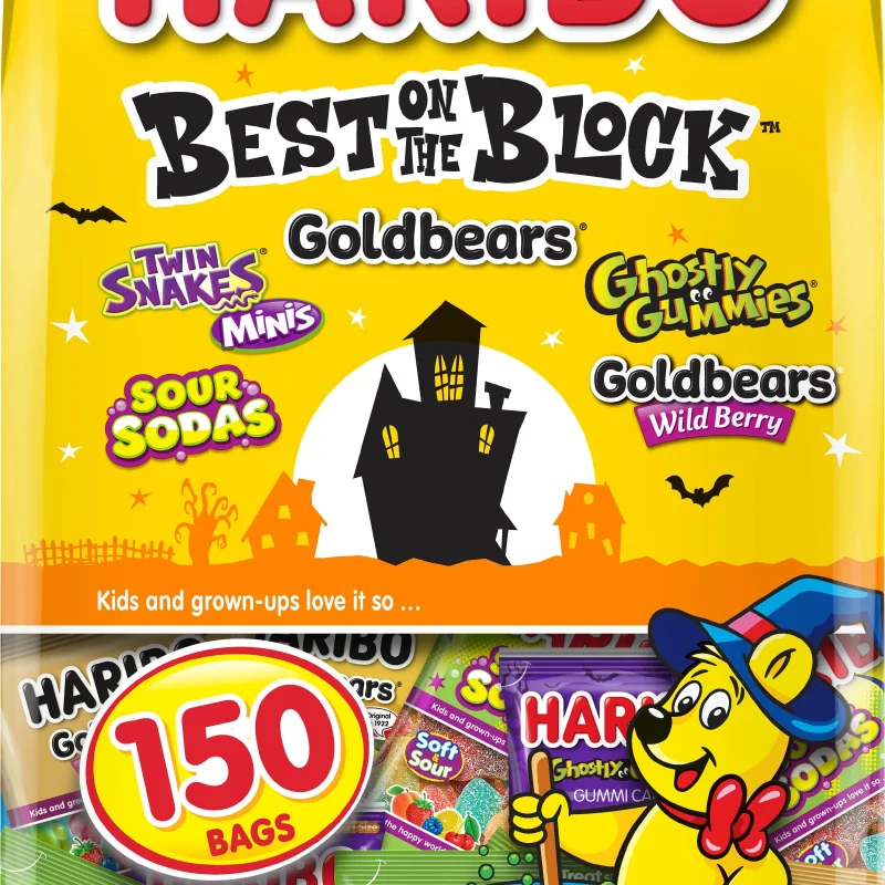 HARIBO Halloween Best On The Block Gummy Candy 64.7oz Bag