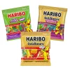 HARIBO Trick or Treat Trio Halloween Gummy Candy Mini Pouches, 45ct
