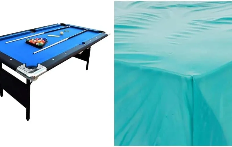 Hathaway Fairmont 6 Ft Portable Pool Table, Blue - BG2574