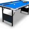Hathaway Fairmont 6 Ft Portable Pool Table, Blue - BG2574