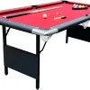 Hathaway Fairmont Portable Pool Table 6 Ft, 76 x 43.25 x 32 in - BG2574