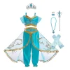 HAWEE Princess Costume for Girls Sequin Dress Up for Halloween Cosplay
