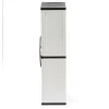 HDX Gray Plastic Freestanding Garage Cabinet With Adjustable Shelves And Lockable Doors, 35in W X 71in H X 18in D
