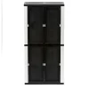 HDX Gray Plastic Freestanding Garage Cabinet With Adjustable Shelves And Lockable Doors, 35in W X 71in H X 18in D