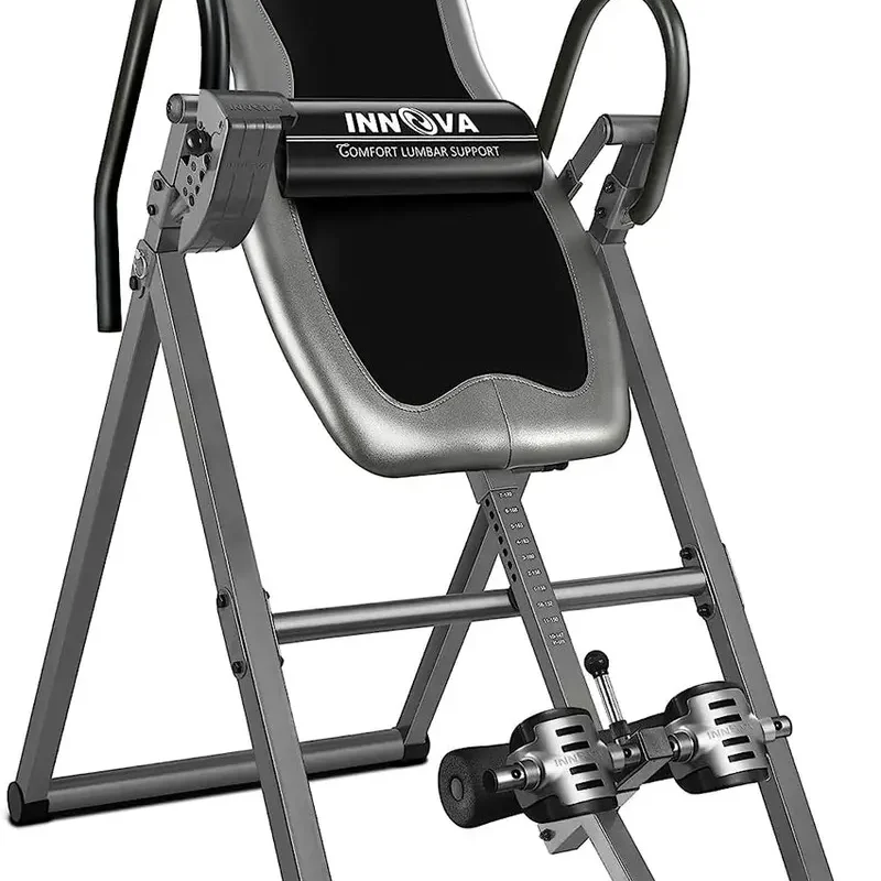HEALTH AND FITNESS Inversion Table With Heavy-Duty Steel Frame And Adjustable Ankle Holders - ITX9600