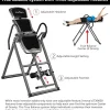 HEALTH AND FITNESS Inversion Table With Heavy-Duty Steel Frame And Adjustable Ankle Holders - ITX9600