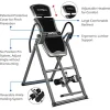 HEALTH AND FITNESS Inversion Table With Heavy-Duty Steel Frame And Adjustable Ankle Holders - ITX9600