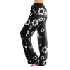 Hearthz Halloween Flannel Pajama Pants Women Plush Fuzzy Pajama Pants for Women Plaid Warm Cozy Pj Bottoms Lounge Pants