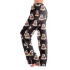 Hearthz Halloween Flannel Pajama Pants Women Plush Fuzzy Pajama Pants for Women Plaid Warm Cozy Pj Bottoms Lounge Pants