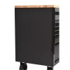 Heavy Duty 61 in. W x 23 in. D 15-Drawer Mobile Workbench With Solid Wood Top