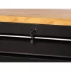 Heavy Duty 61 in. W x 23 in. D 15-Drawer Mobile Workbench With Solid Wood Top