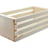 Hello Hobby Unfinished Wood Crate, 12 in x 5.5 in x 4 in
