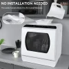Hermitlux Countertop Dishwasher With 5-Liter Built-In Water Tank - 900W