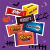 Hershey Assorted Chocolate, Halloween Candy Variety Bag, 23.05 oz (55 Pieces)