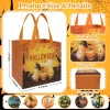 HiberyHom 12 Pcs Halloween Trick or Treat Bags with Handles, Gift Bags & Party Favor Bags for Kids, 8.27 x 5.91 x 7.87 i