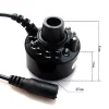 HIBIBUD Mist Maker Mini Pond Fog Machine,Halloween Mist Maker Fogger 12 LED Lights Aluminum With Adjustable Controller G