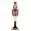 Holiday Time Animated Blow Mold Nutcracker Christmas Display, 9-Foot, Multicolor