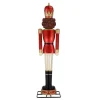 Holiday Time Animated Blow Mold Nutcracker Christmas Display, 9-Foot, Multicolor