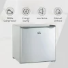 HOMCOM Countertop Upright Mini Freezer, 1.1 Cu.Ft, Gray - 05