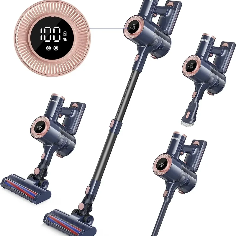 Homeika Cordless Stick Vacuum Cleaner With LED Display, 20 Kpa Suction, 1.5L Dust Cup