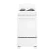 Hotpoint Freestanding Electric Range, 20 in, 4 Burner, White