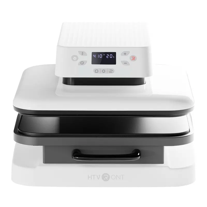 HTVRONT 1500W 15 x 15in Auto Heat Press Machine - White