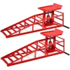 Hydraulic Car Service Ramps, Steel, Red, 2 Count