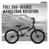 Hyper Bicycles Boys Spinner BMX Bike, 20 inch, Black, Steel Frame - HYP-T20-1100
