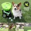 Hyper Pet Automatic Dog Ball Launcher With 5 Balls, Green/Black - GoDogGo