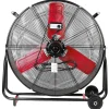 Hyper Tough 30 Inch 2-Speed Tilted Drum Fan Red & Black