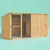 i.Pet Extra Large 2.28M Fir Wood Dog Kennel - Outdoor Pet Puppy Cabin Log