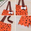 IBTOM CASTLE Kids Caveman Costume Historical Stone Age Birthday Outfits for Toddler Baby Boys Halloween Cosplay Dress up