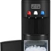 ICEPURE 3-in-1 Top Loading Water Dispenser With Ice Maker, 26.5lbs/24H, Black