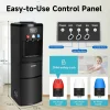 ICEPURE 3-in-1 Top Loading Water Dispenser With Ice Maker, 26.5lbs/24H, Black