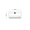 IGLOO Marine Ultra Hard Cooler 72 Qt White - 00044685