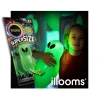 illooms LED Light-Up Latex Alien Party Balloons, Green, 5 pack