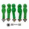 illooms LED Light-Up Latex Alien Party Balloons, Green, 5 pack